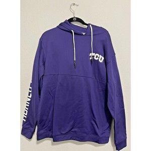 NWT - TCU Horned Frogs Hoodie Mens Purple Champion Hoodie - Multiple Sizes
